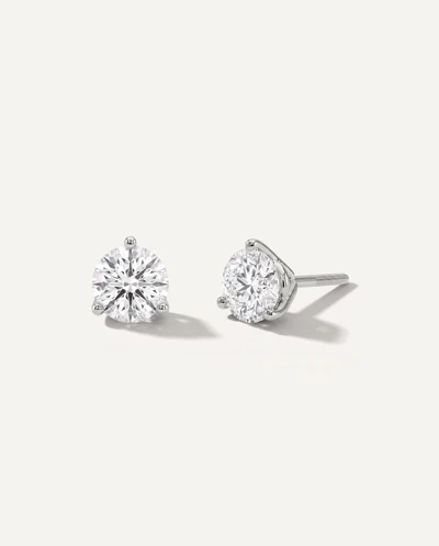 Three-Prong Martini Diamond Screw-Back Earrings (1 ct. tw.)