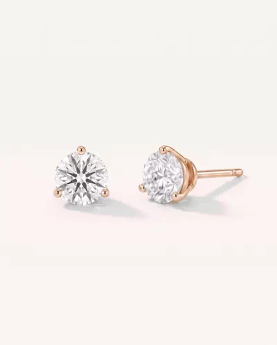 Three-Prong Martini Diamond Screw-Back Earrings (1 ct. tw.)
