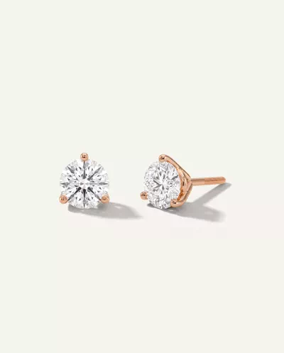 Three-Prong Martini Diamond Screw-Back Earrings (2 ct. tw.)