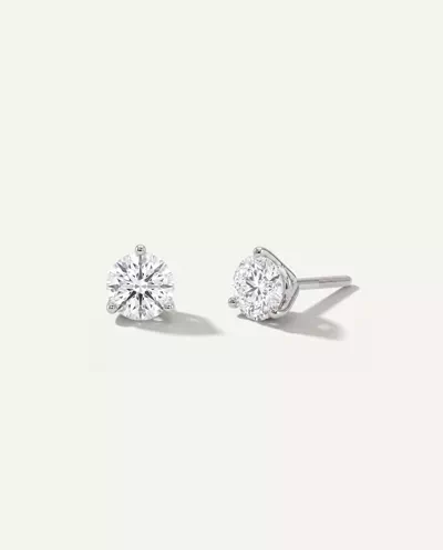 Three-Prong Martini Diamond Screw-Back Earrings (1/4 ct. tw.)