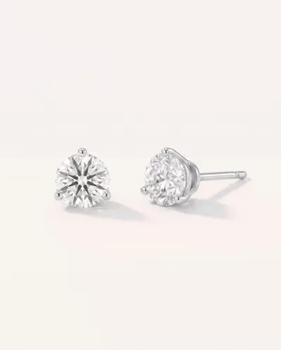 Three-Prong Martini Diamond Screw-Back Earrings (1 ct. tw.)