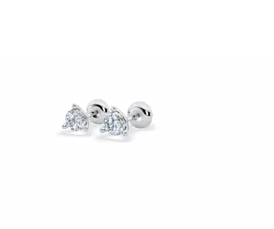 Three-Prong Martini Diamond Screw-Back Earrings (1/4 ct. tw.)