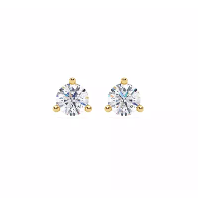 Three-Prong Diamond Martini Earrings (1 1/2 ct. tw.)