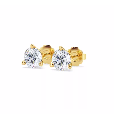 Three-Prong Diamond Martini Earrings (2 ct. tw.)