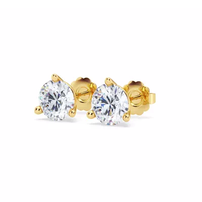 Three-Prong Diamond Martini Earrings (3 ct. tw.)