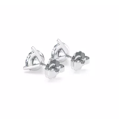 Three-Prong Diamond Martini Earrings (2 ct. tw.)