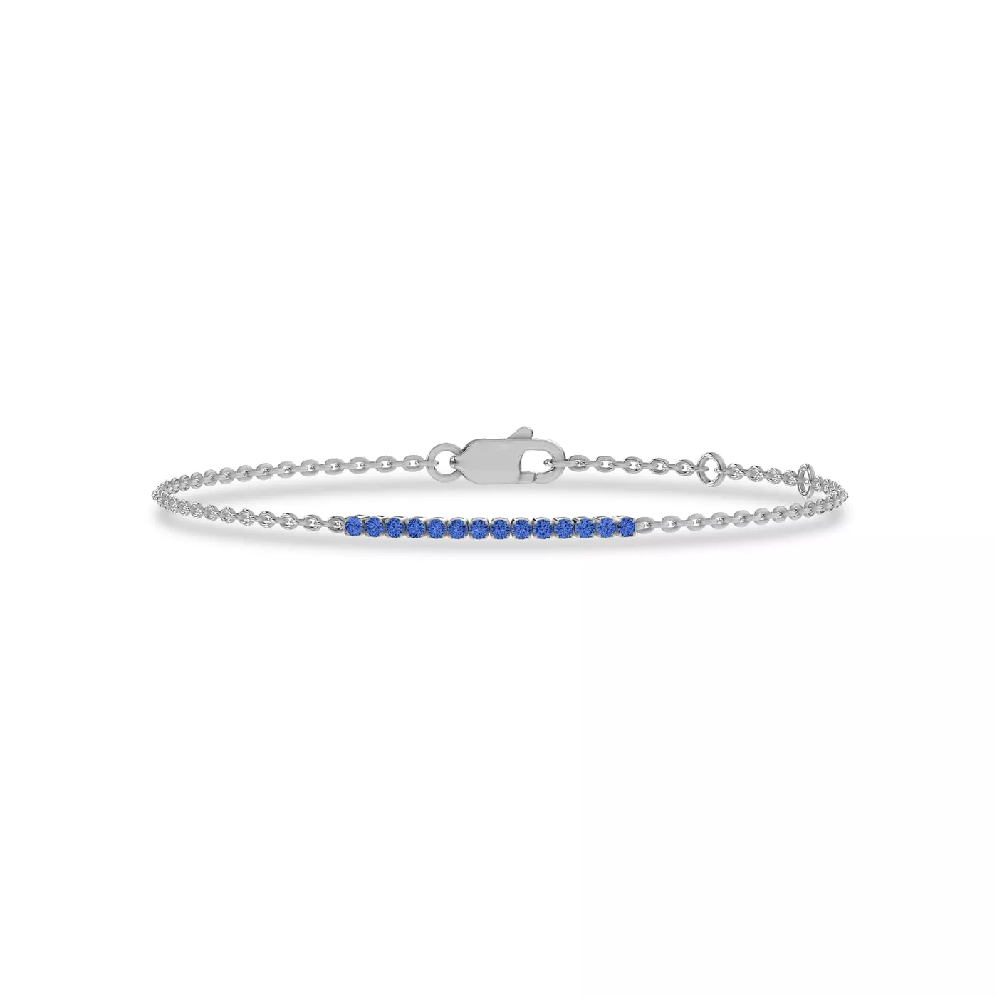 Diamonds, Uninterrupted 14K White Gold Engagement Ring