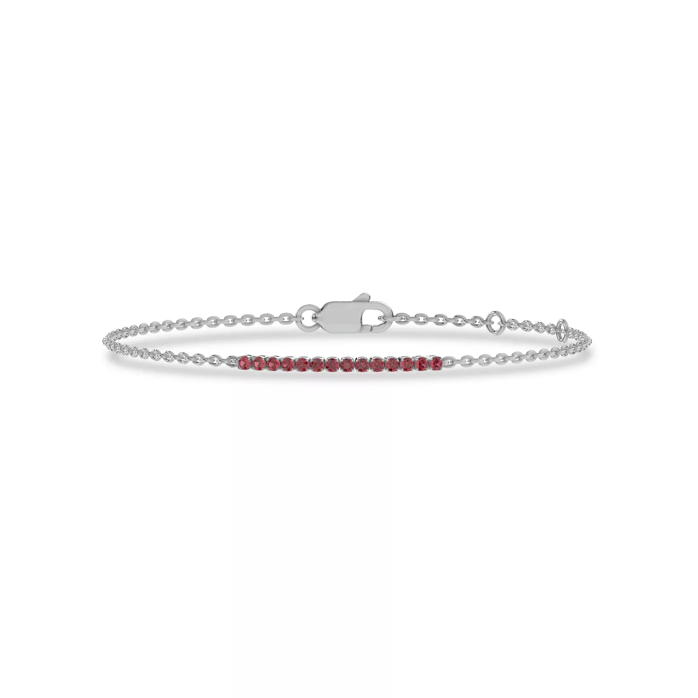 Diamonds, Uninterrupted 14K White Gold Engagement Ring