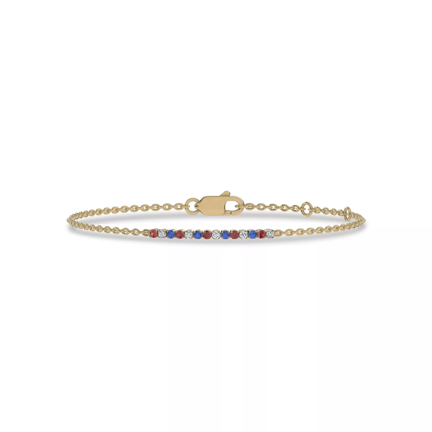 Diamonds, Uninterrupted 14K Gold Vermeil Engagement Ring
