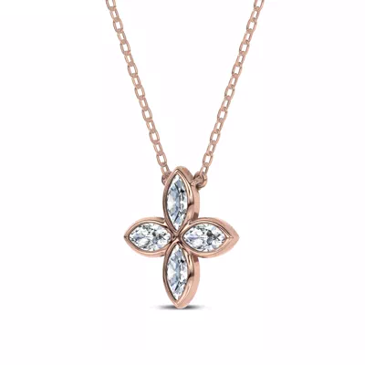 Maravina Rosette Lab Diamond Pendant by Christian Siriano