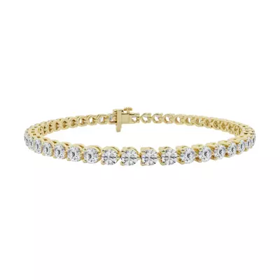 Three-Prong Lab Diamond Tennis Bracelet (6 ct tw)