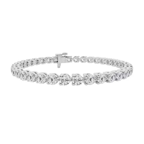 Three-Prong Lab Diamond Tennis Bracelet (9 ct tw)