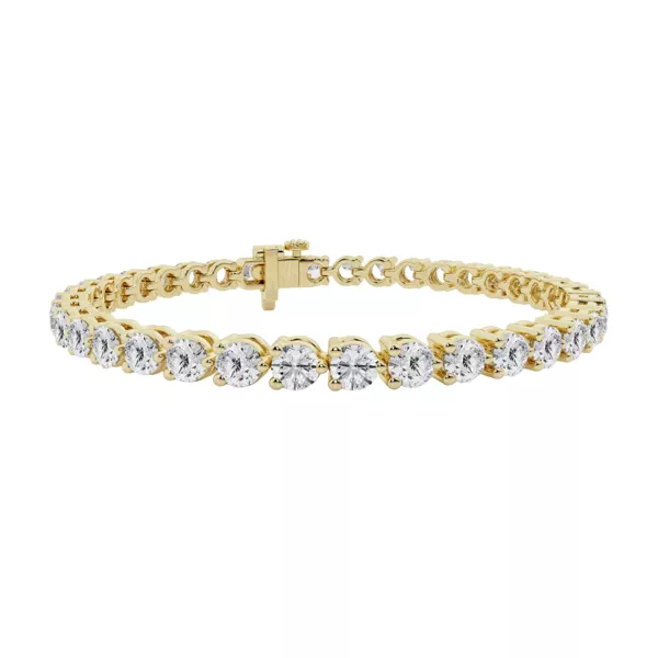 Three-Prong Lab Diamond Tennis Bracelet (9 ct tw)