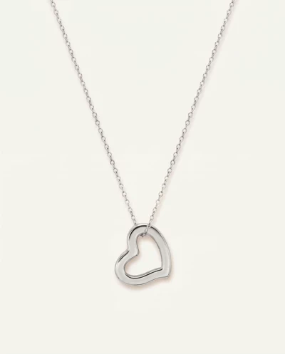 Open Heart Gold Pendant Necklace