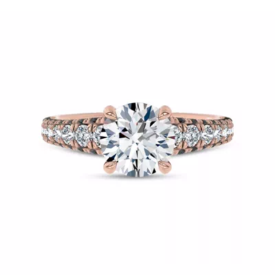 Midnight Noir Lab Engagement Ring by Christian Siriano