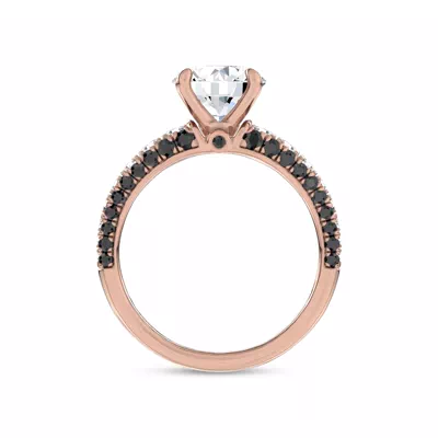 Midnight Noir Engagement Ring by Christian Siriano