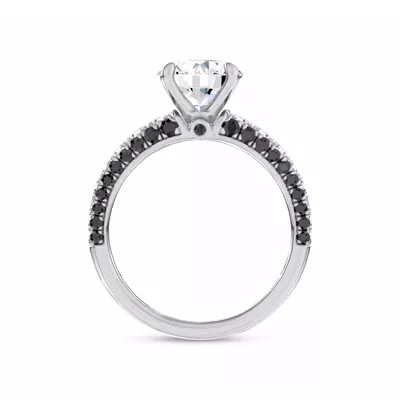 Midnight Noir Engagement Ring by Christian Siriano