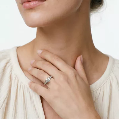Midnight Noir Engagement Ring by Christian Siriano