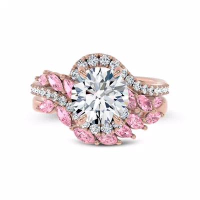 Envol Pink Sapphire Contoured Lab Band by Christian Siriano