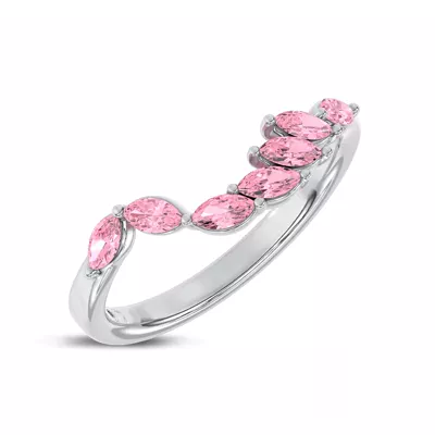 Envol Pink Sapphire Contoured Lab Band by Christian Siriano