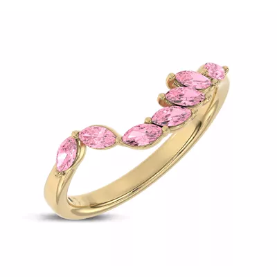 Envol Pink Sapphire Contoured Lab Band by Christian Siriano
