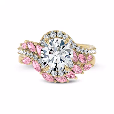 Envol Pink Sapphire Contoured Lab Band by Christian Siriano