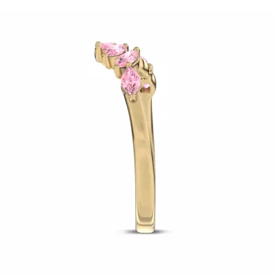 Envol Pink Sapphire Contoured Lab Band by Christian Siriano