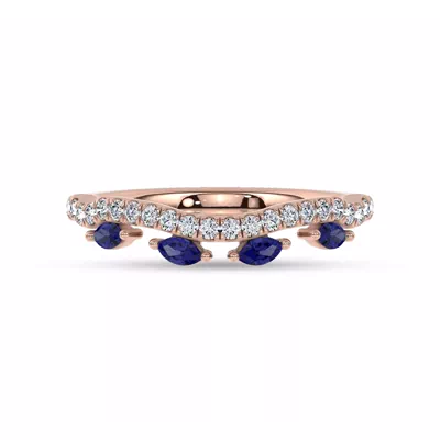 Embellis Sapphire Lab Band by Christian Siriano