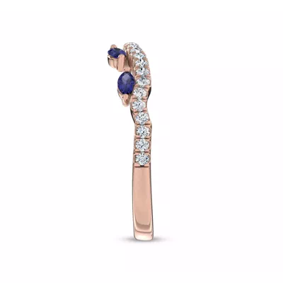 Embellis Sapphire Lab Band by Christian Siriano