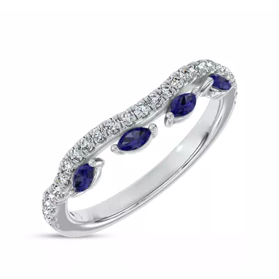Embellis Sapphire Band by Christian Siriano