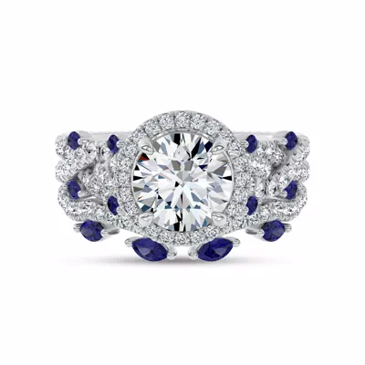 Embellis Sapphire Lab Band by Christian Siriano