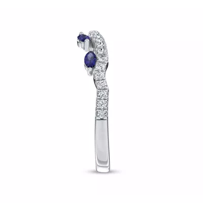 Embellis Sapphire Lab Band by Christian Siriano