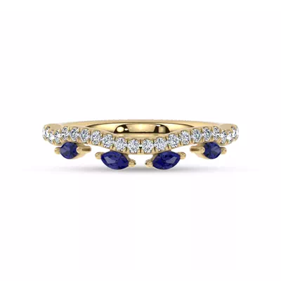 Embellis Sapphire Lab Band by Christian Siriano