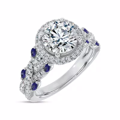 Embellis Sapphire Lab Engagement Ring by Christian Siriano