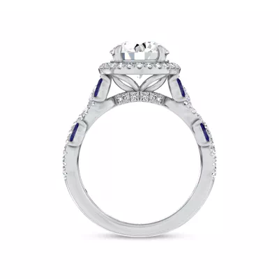 Embellis Sapphire Engagement Ring by Christian Siriano
