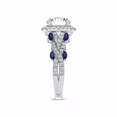 Embellis Sapphire Engagement Ring by Christian Siriano