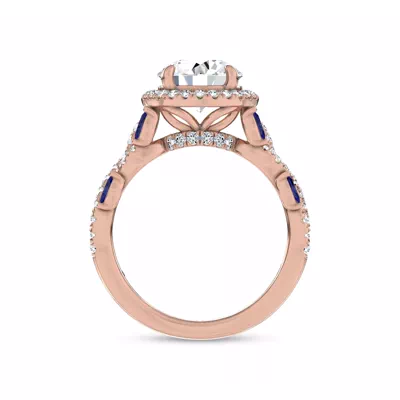 Embellis Sapphire Engagement Ring by Christian Siriano