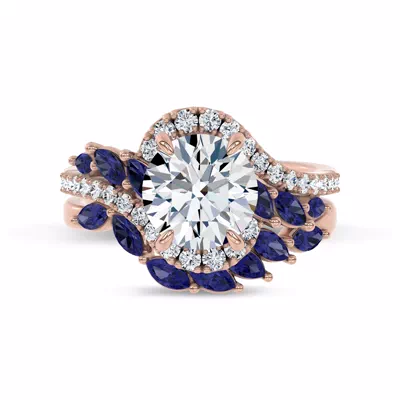 Envol Sapphire Contoured Lab Band by Christian Siriano