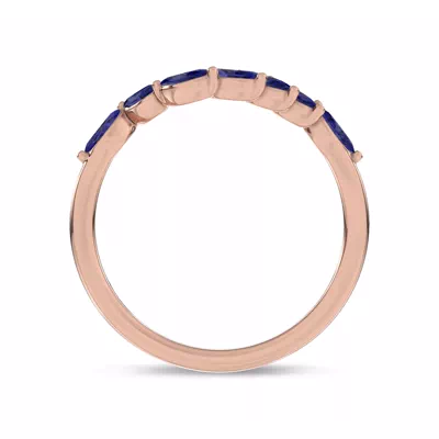 Envol Sapphire Contoured Band by Christian Siriano