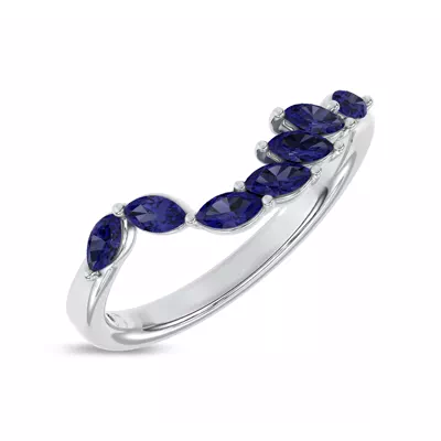 Envol Sapphire Contoured Lab Band by Christian Siriano