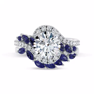 Envol Sapphire Contoured Band by Christian Siriano
