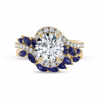 Envol Sapphire Contoured Lab Band by Christian Siriano