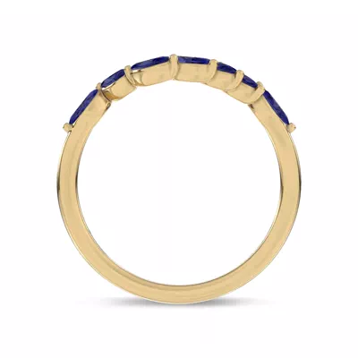 Envol Sapphire Contoured Band by Christian Siriano
