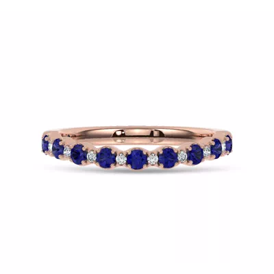 Sonata Sapphire & Lab Diamond Band by Christian Siriano