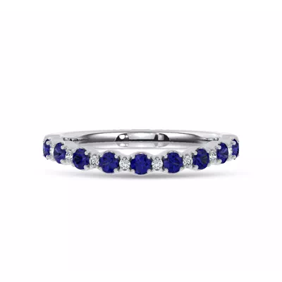 Sonata Sapphire & Diamond Band by Christian Siriano