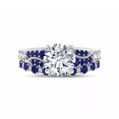 Sonata Sapphire & Diamond Band by Christian Siriano