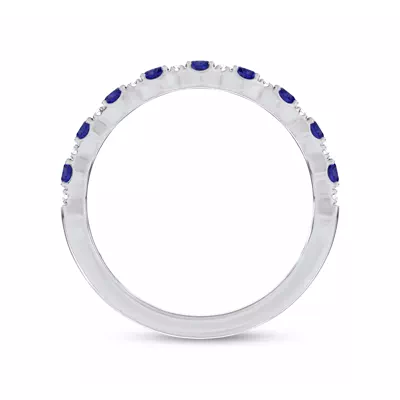 Sonata Sapphire & Diamond Band by Christian Siriano
