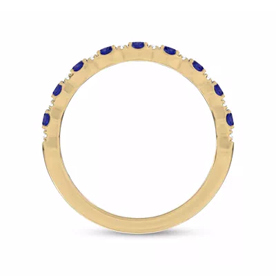 Sonata Sapphire & Lab Diamond Band by Christian Siriano