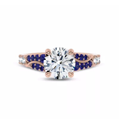 Sonata Sapphire Lab Engagement Ring by Christian Siriano