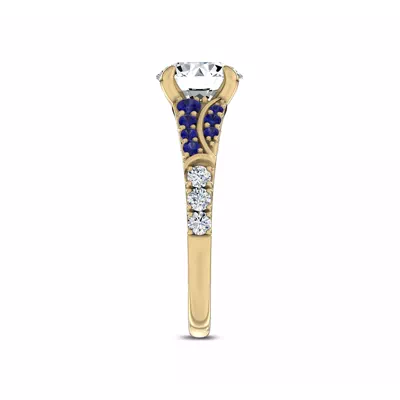 Sonata Sapphire Engagement Ring by Christian Siriano
